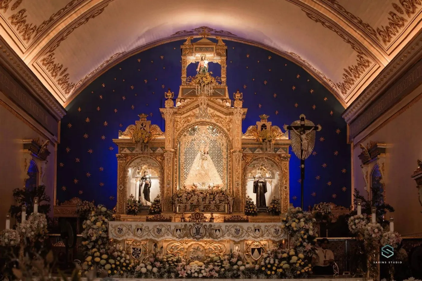 Church floral styling by Juan Petals PH