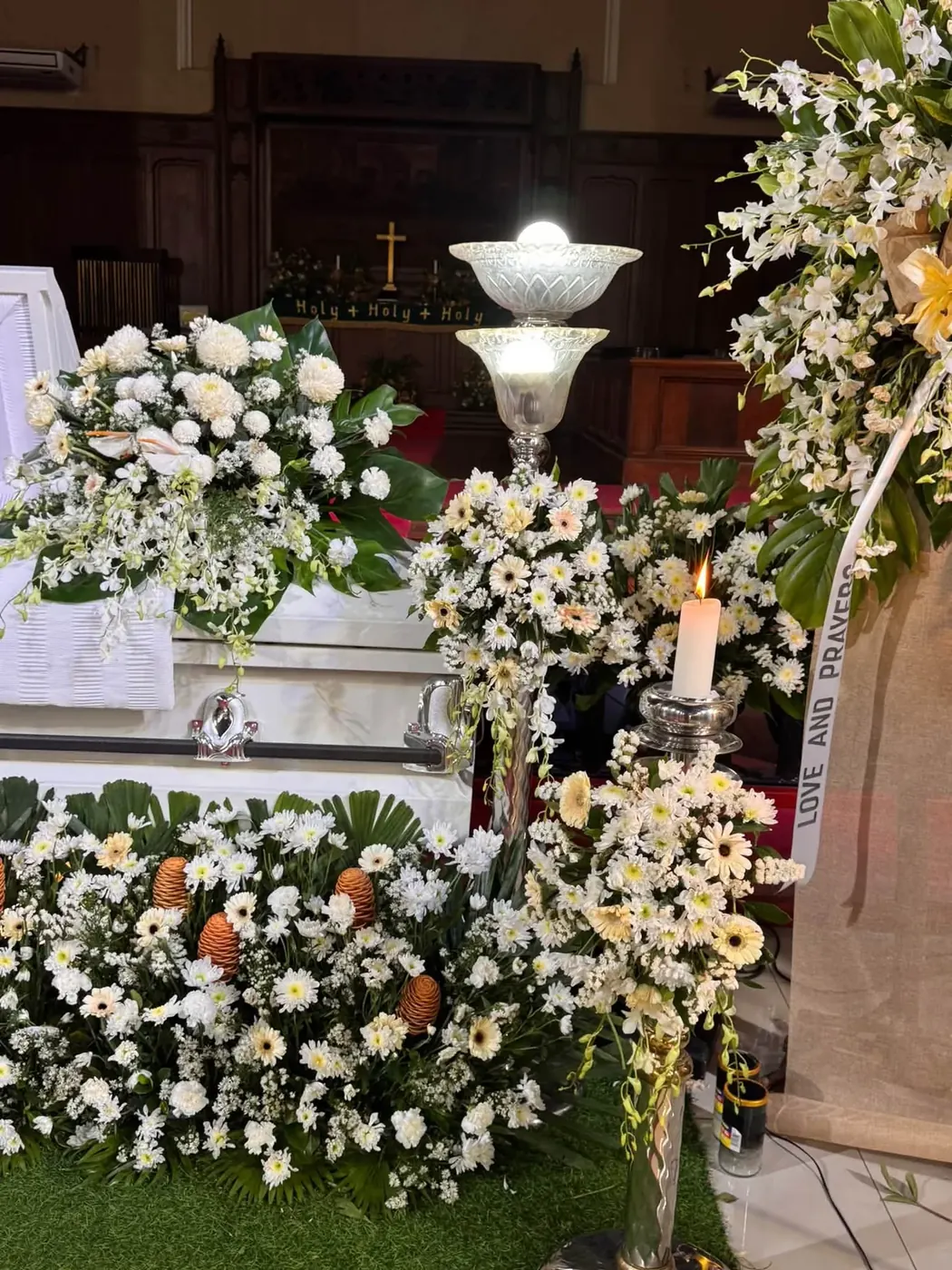 Memorial floral styling by Juan Petals PH