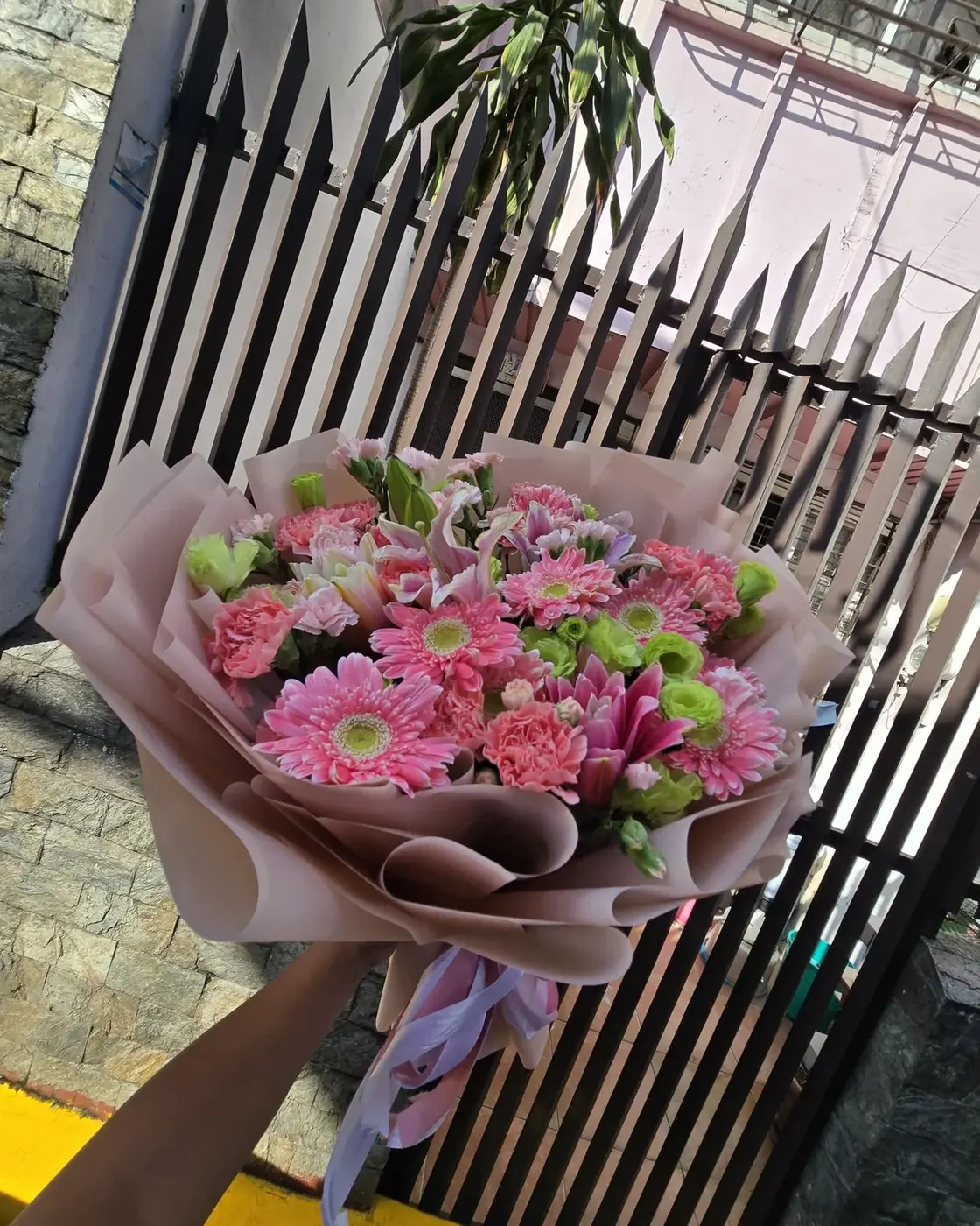 Pink mixed bouquet