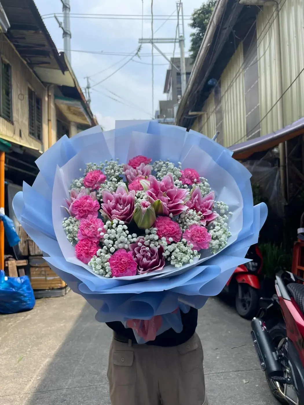 Red rose bouquet