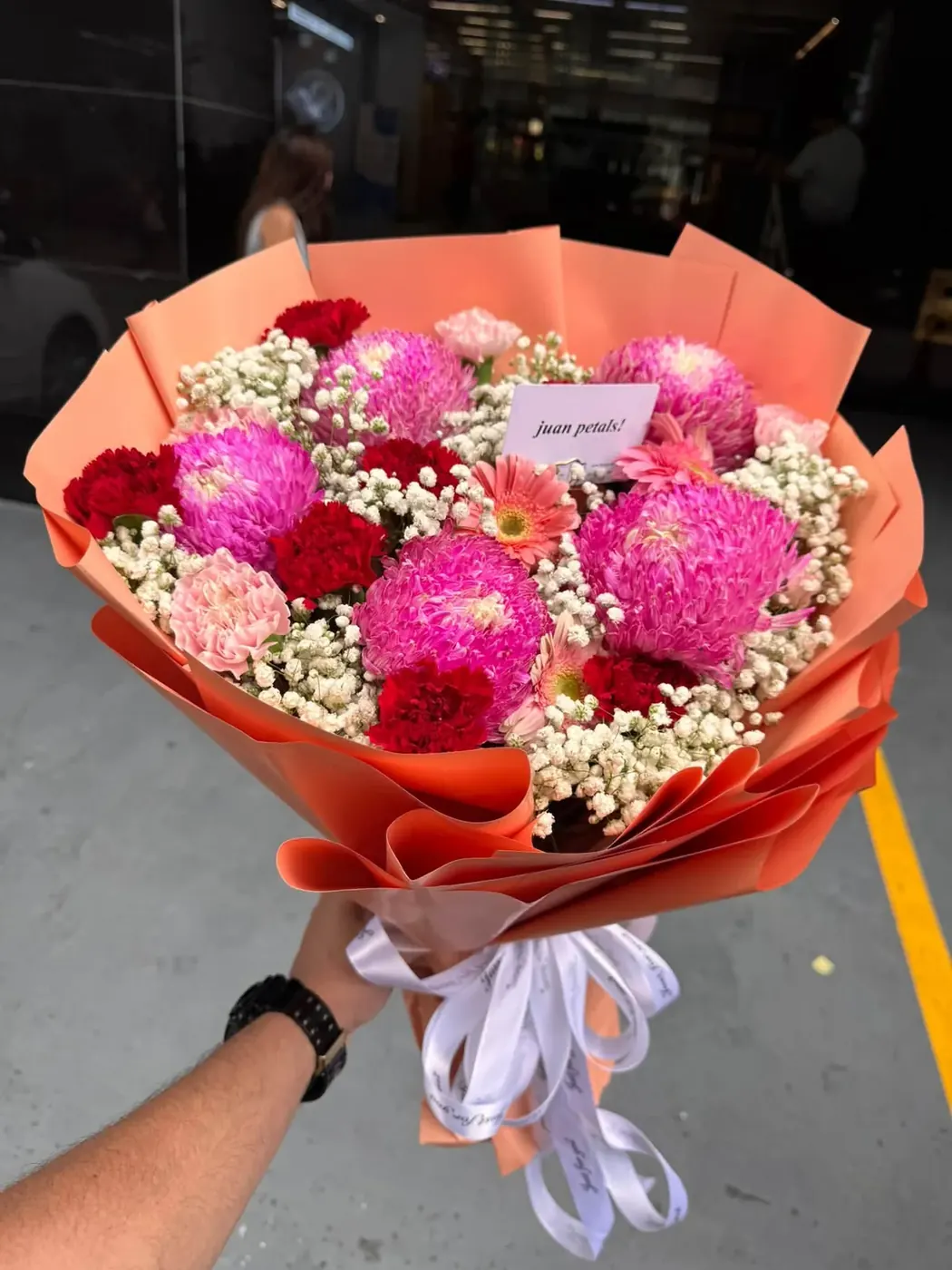 Pink mixed bouquet